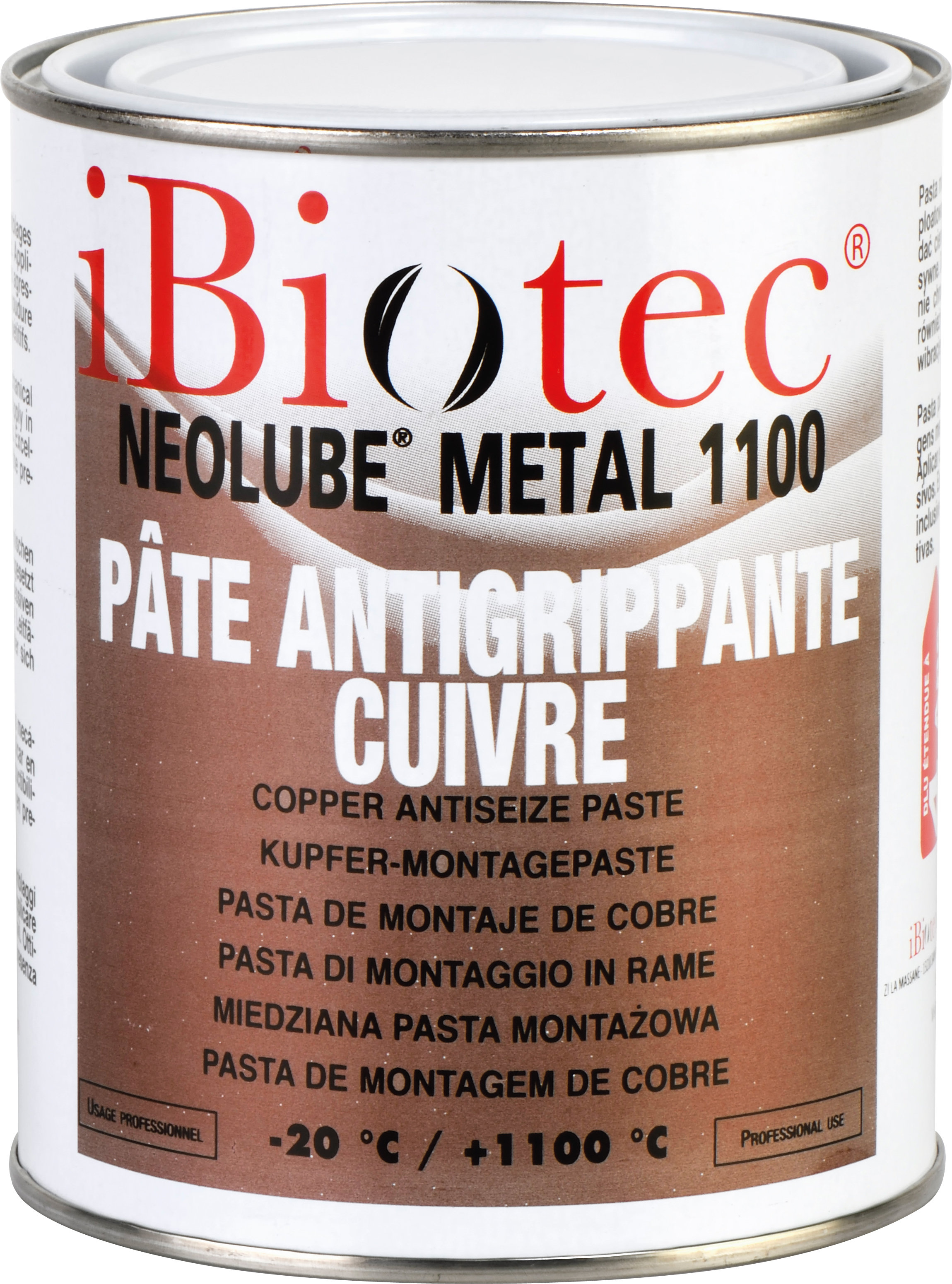 graisse au cuivre pour tres hautes temperatures 1100°C. anticorrosion. anti soudure permet le demontage. conforme aux specifications MIL A 907 ED. aerosol pate antigrippante cuivre, pate cuivre, graisse cuivre, graisse cuivre haute temperature, pate d'assemblage cuivre, graisse contact electrique, graisse cuivre pour freins, graisse cuivre contacts electriques. graisse haute temperature. graisse très haute temperature. fournisseurs graisses techniques. fournisseurs graisses industrielles. fournisseurs lubrifiants industriels. fabricants graisses techniques. fabricants graisses industrielles. fabricants lubrifiants industriels.  graIsse cuivre cartouche. Graisse cuivre aerosol. Graisse haute temperature cartouche. Graisse haute temperature aerosol. Aerosols techniques. Aerosols maintenance. Fournisseurs aérosols. Fabricants aérosols. Graisse montage cuivre. Graisse cuivre spray. Graisse cuivre en bombe. Graisse cuivrée. Fournisseurs graisse cuivre. Fournisseurs pate cuivre. graisse tiges de forage. Aerosol graisse cuivre. Aerosol pate cuivre. Pate de montage. Pate de démontage. Pate cuivre haute température. Graisse de montage cuivre. Graisse lubrifiante cuivre. Pate lubrifiante cuivre. Produit maintenance industrielle